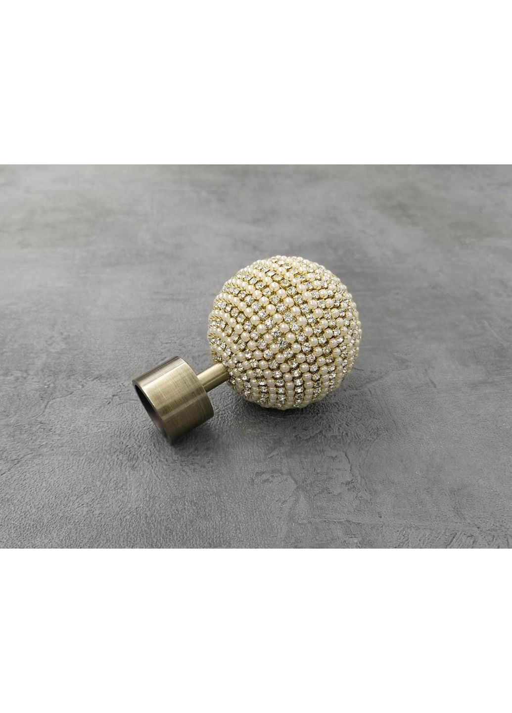 Карниз Карера рифлена штанга одинарний відкритий 25 мм 300 см Антик Quadrum (352778139)