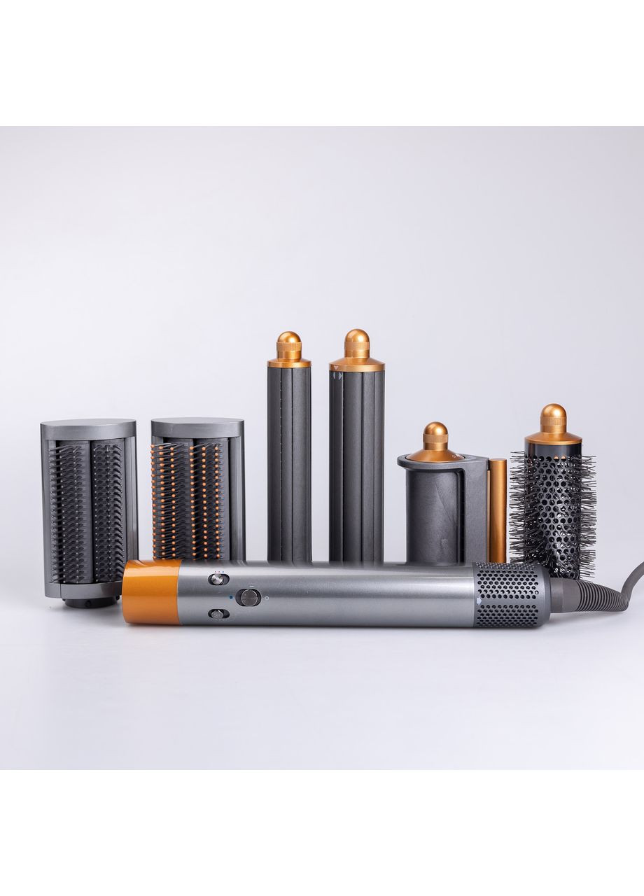 Мультистайлер для волос Airwrap Complete Long 6 насадок, серый X9G Smartx (370802375)