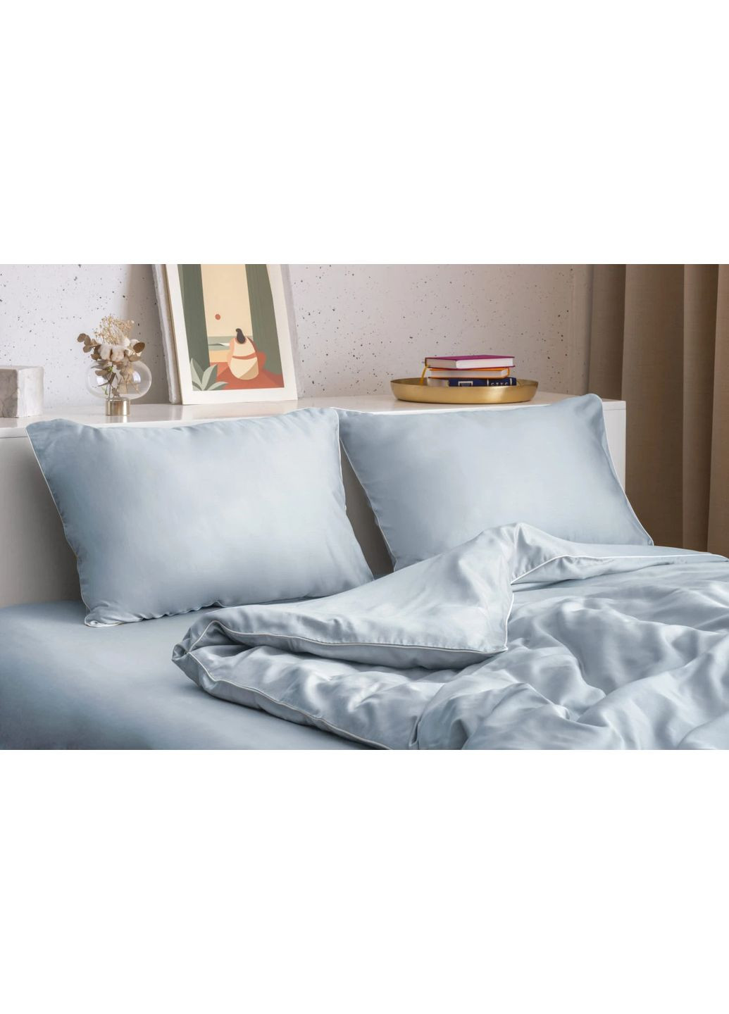 Комплект односпального постельного белья с кантом HYGG (368830611)