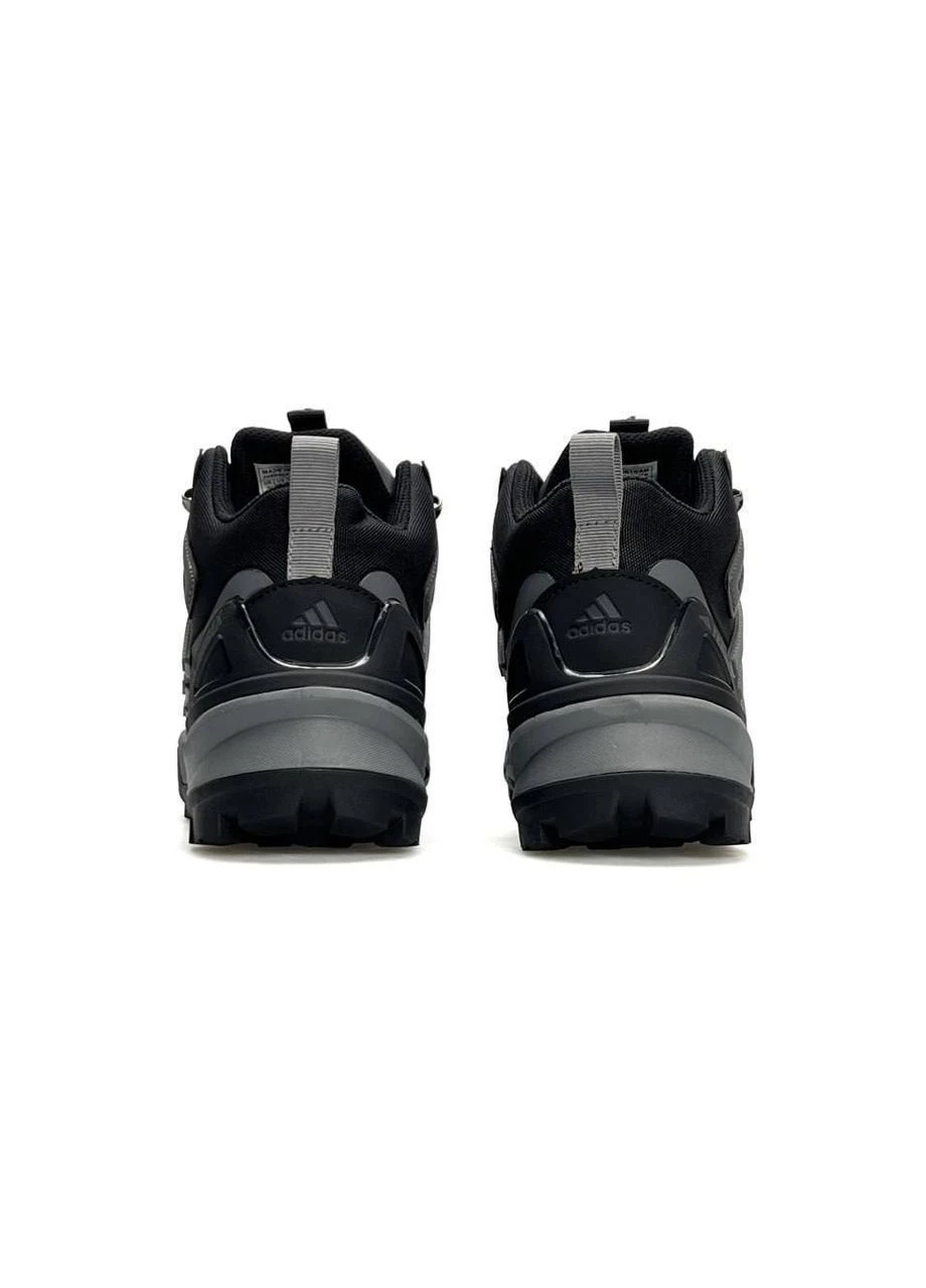 Темно-сірі Зимовий чоловічі кросівки grey black adidas Terrex Fur