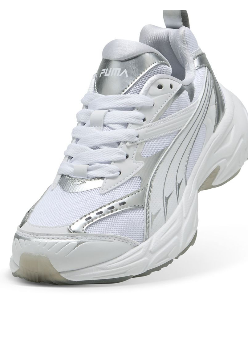 Женские Кроссовки 401313-01 Серебряный Искусство. кожа Puma серебряные демисезоны (368527805)