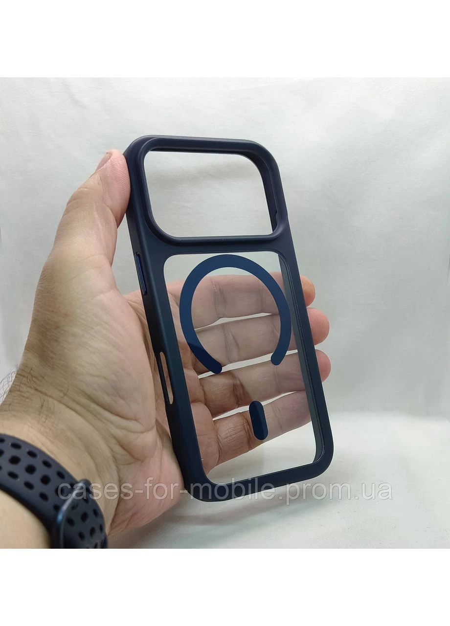 Чехол накладка MagSafe Shell для iPhone 17 Pro Blue Berlia (392563475)