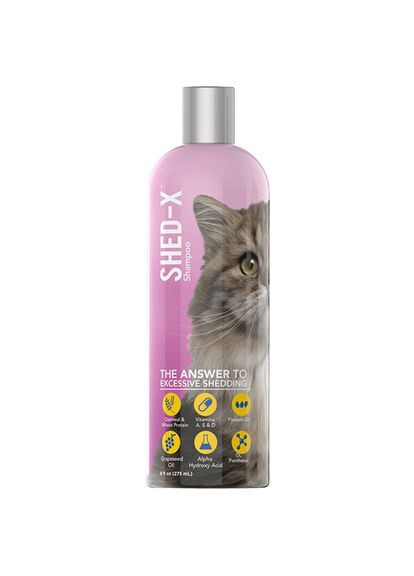 Шампунь ShedX Shed Control Shampoo проти линяння для котів 0.273 л (736990005304) SynergyLabs (279563367)