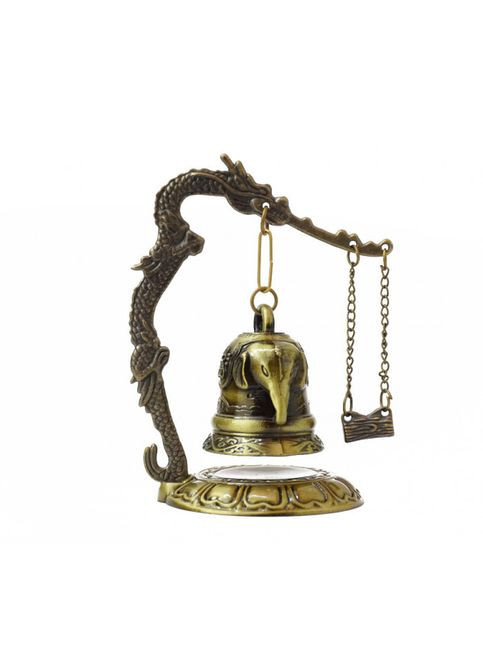 Колокольчик настольный с символами фен шуй "Слоны" Силумін (366873806)