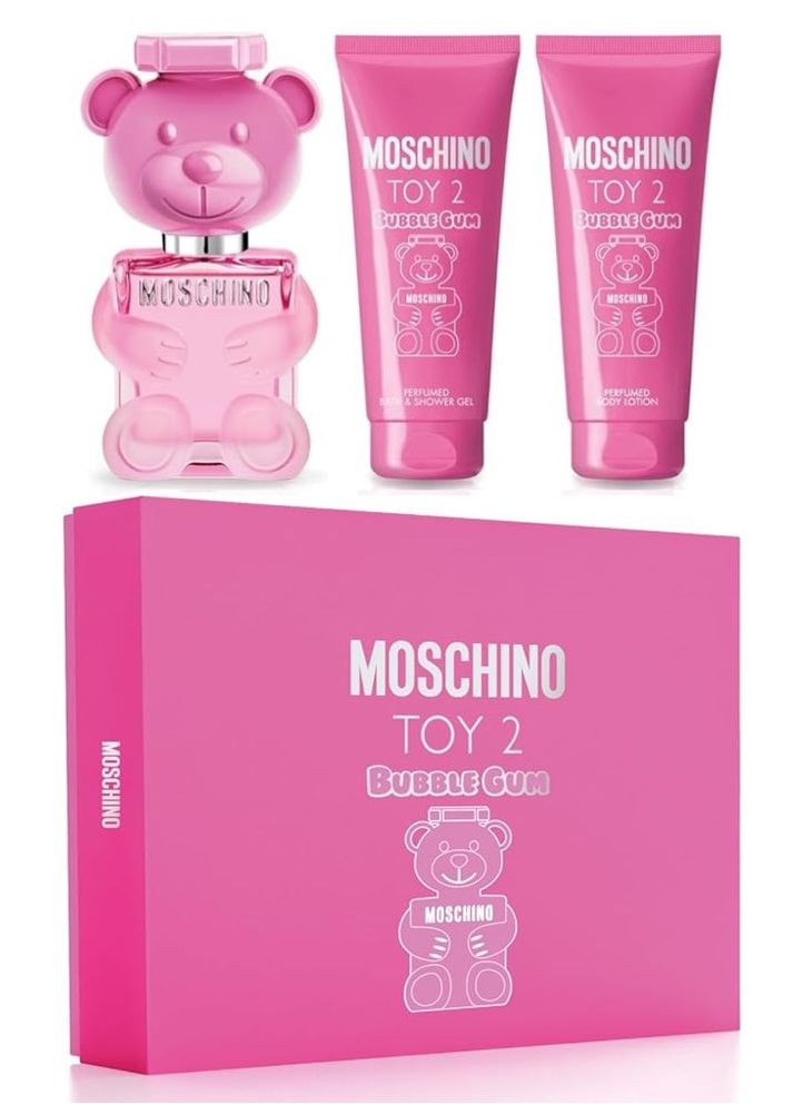 Подарунковий набір Toy 2 Bubble Gum 25 мл + 5 мл + 25 мл Moschino (330752156)