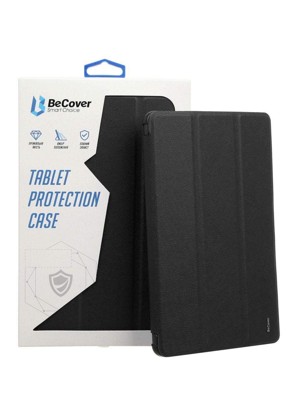 Чохол-книжка Soft Edge для Samsung Galaxy Tab S10 Plus SM-X820/SM-X826 Black (712252) BeCover (342331645)