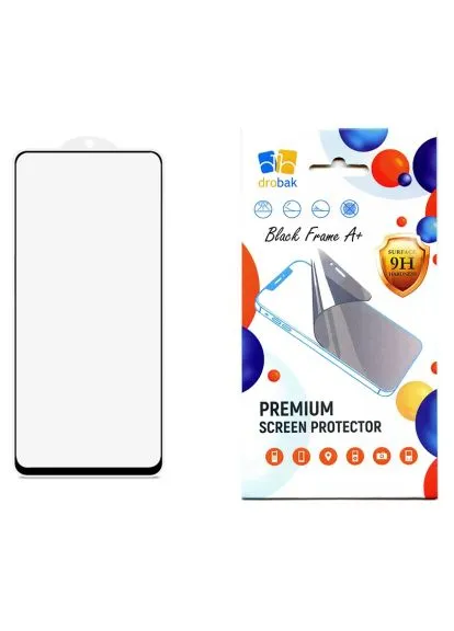 Стекло защитное Motorola G13 Black Frame A+ (717145) Drobak Motorola G13 Black Frame A+ (366658264)
