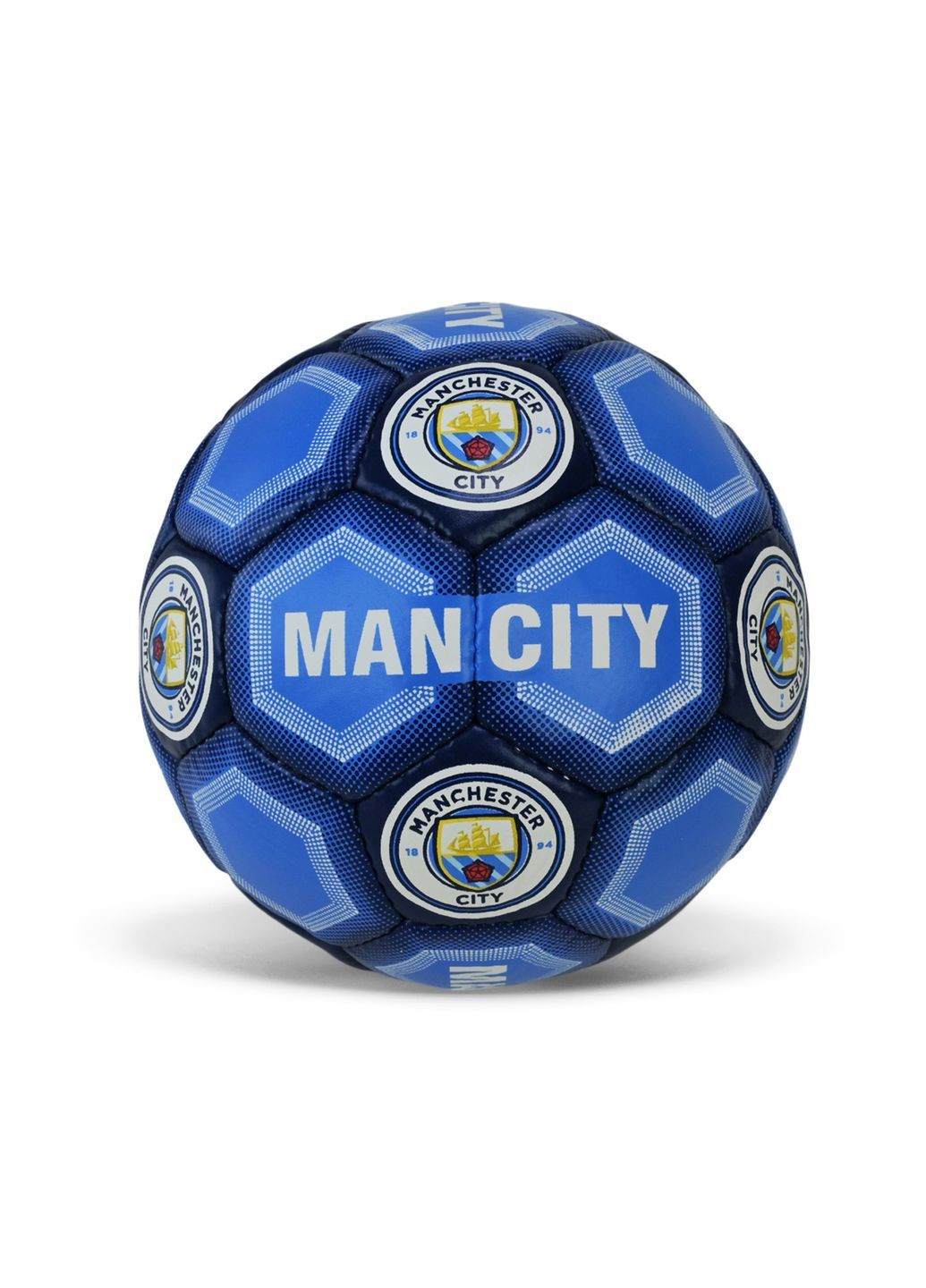 Футбольный мяч №5 PU, вес 420 г, 32 панели, модель MANCHESTER CITY, Пакистан - No Brand FP083 (371927950)