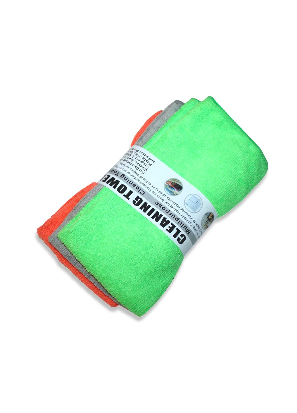 Рушник мікрофібра 3шт/30x40см FROM FACTORY комбінований