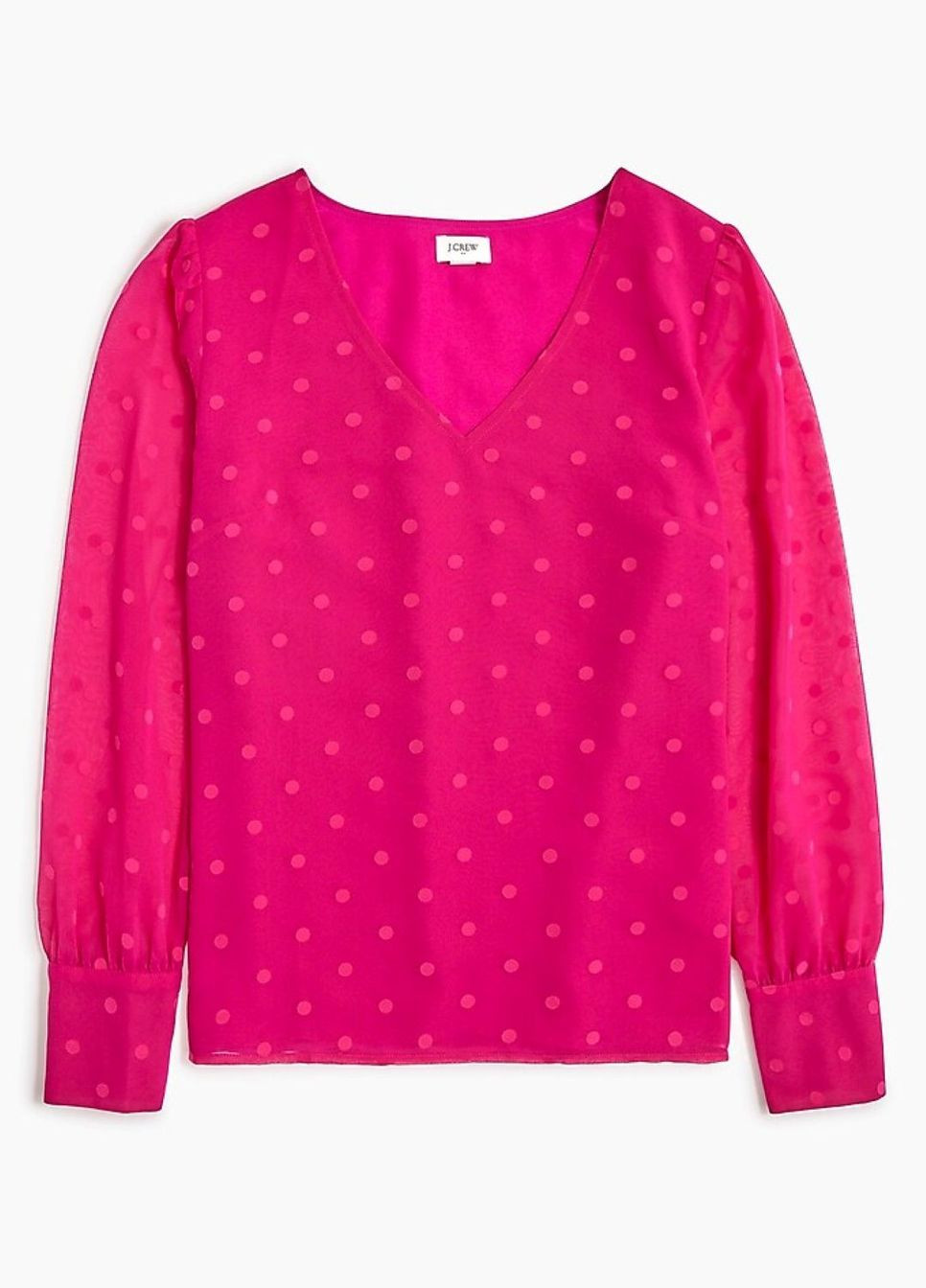 Фуксія блузка J.Crew
