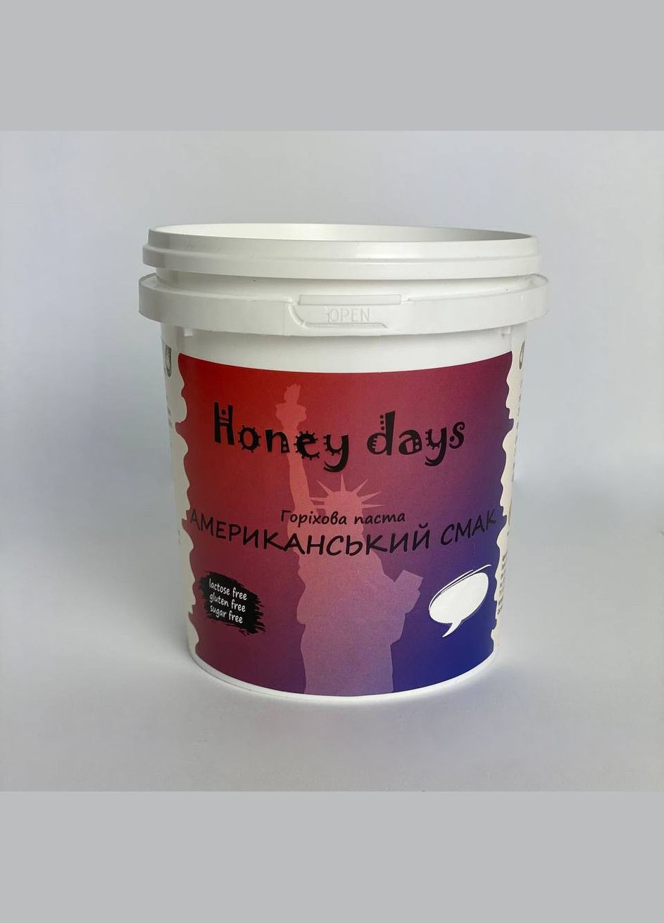 Арахисовая паста Американский вкус 500 г Honey Days (307928103)