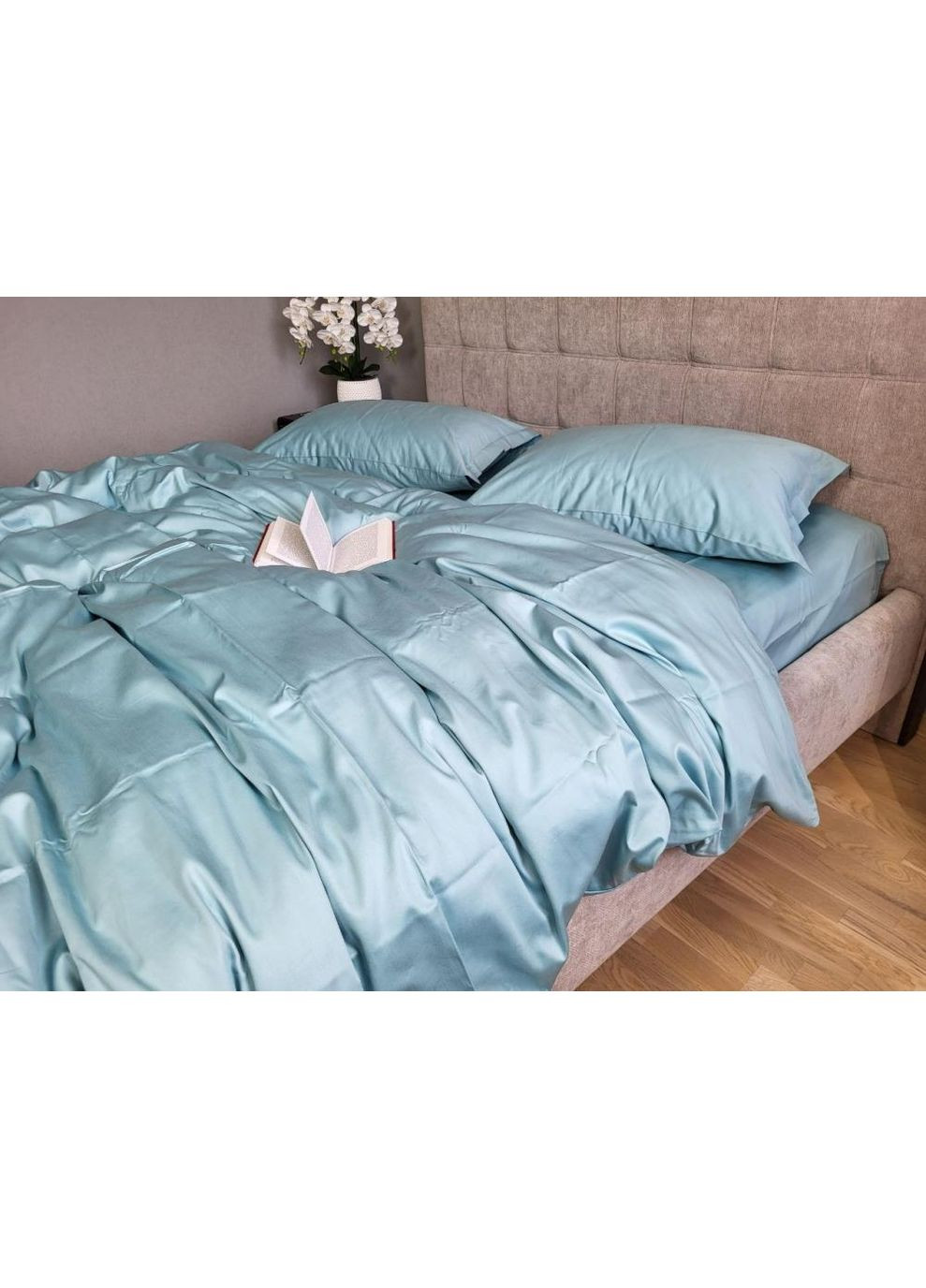Постільна білизна Альпи, сатин PREMIUM Двухспальний розмір, наволочки 70/70 No Brand (363191529)