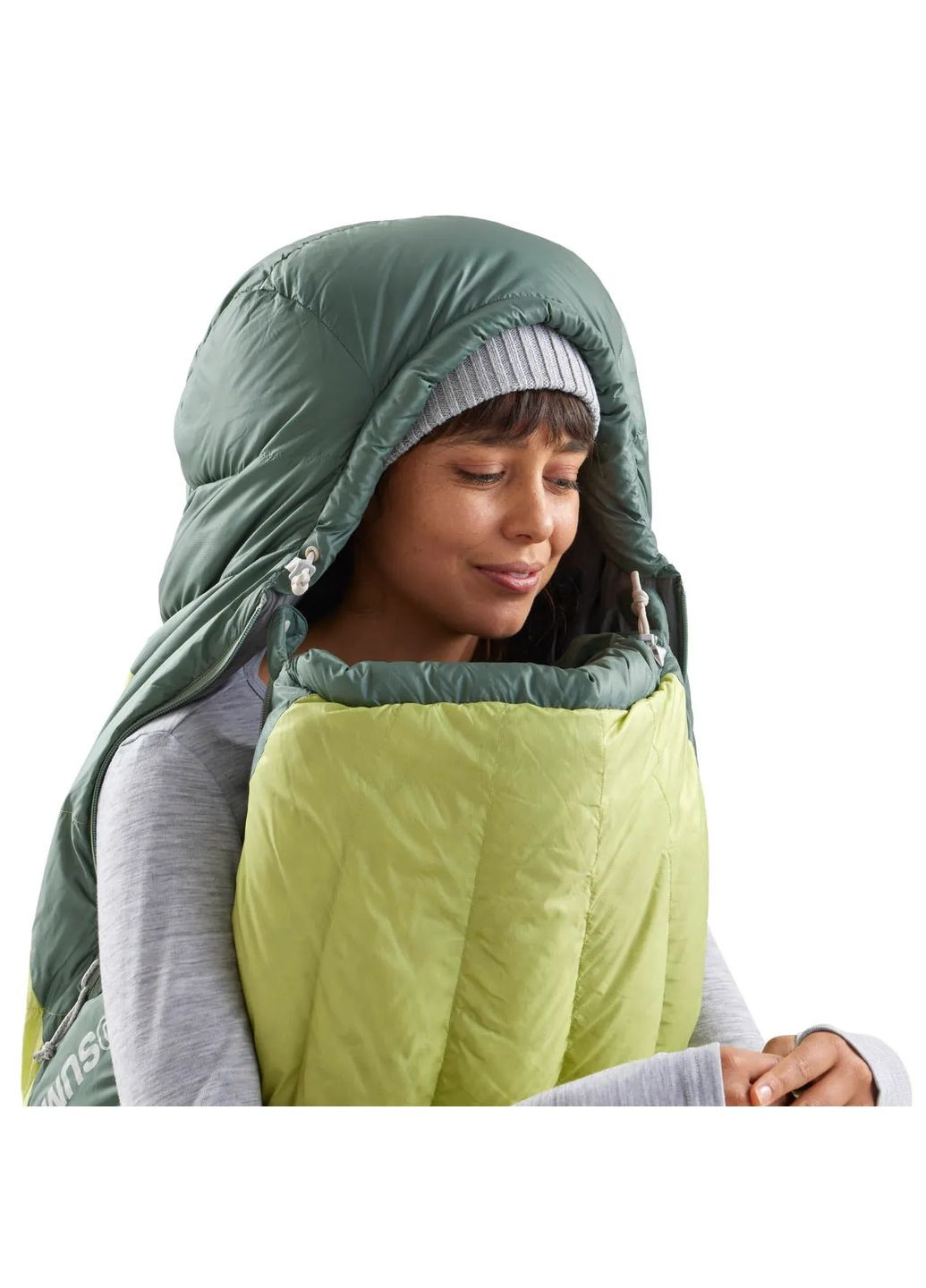 Спальний мішок жіночий Ascent Women's -9C/15F Regular Зелений-Жовтий Sea To Summit (312485036)