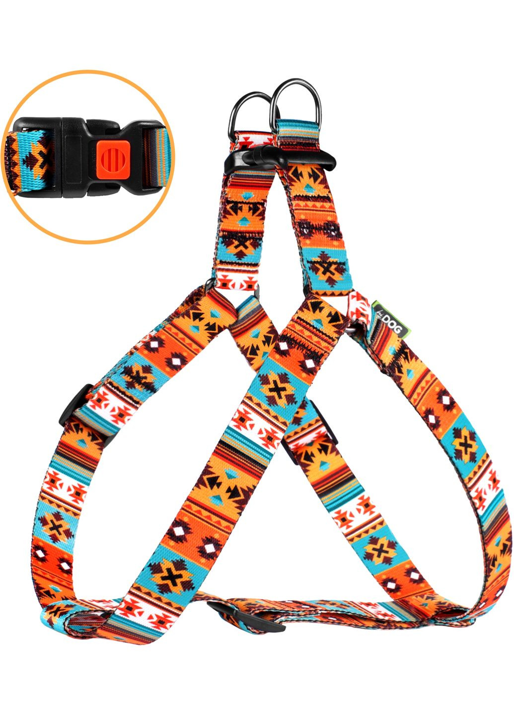 Шлей охоплення грудної клітки 50-81 см ширина 25 мм Southwest (2100102439017) Hi Dog (332880802)