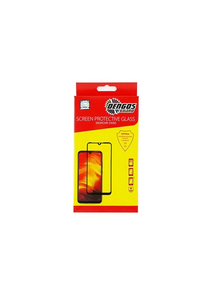 Защитное стекло (ek13955) DENGOS Full Glue Vivo V20 / V20 SE, black frame (388908188)