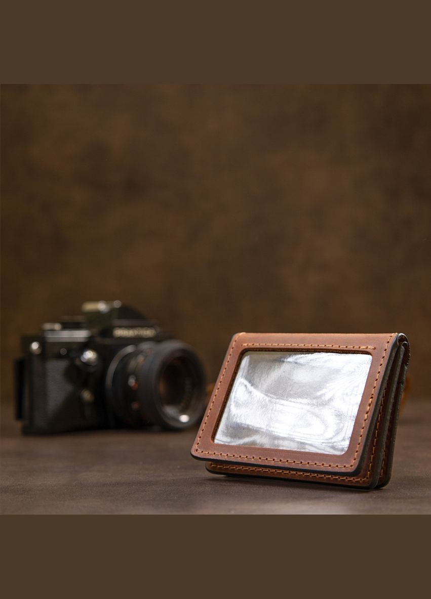 Кожаная компактная визитница 11489 Grande Pelle (298571840)