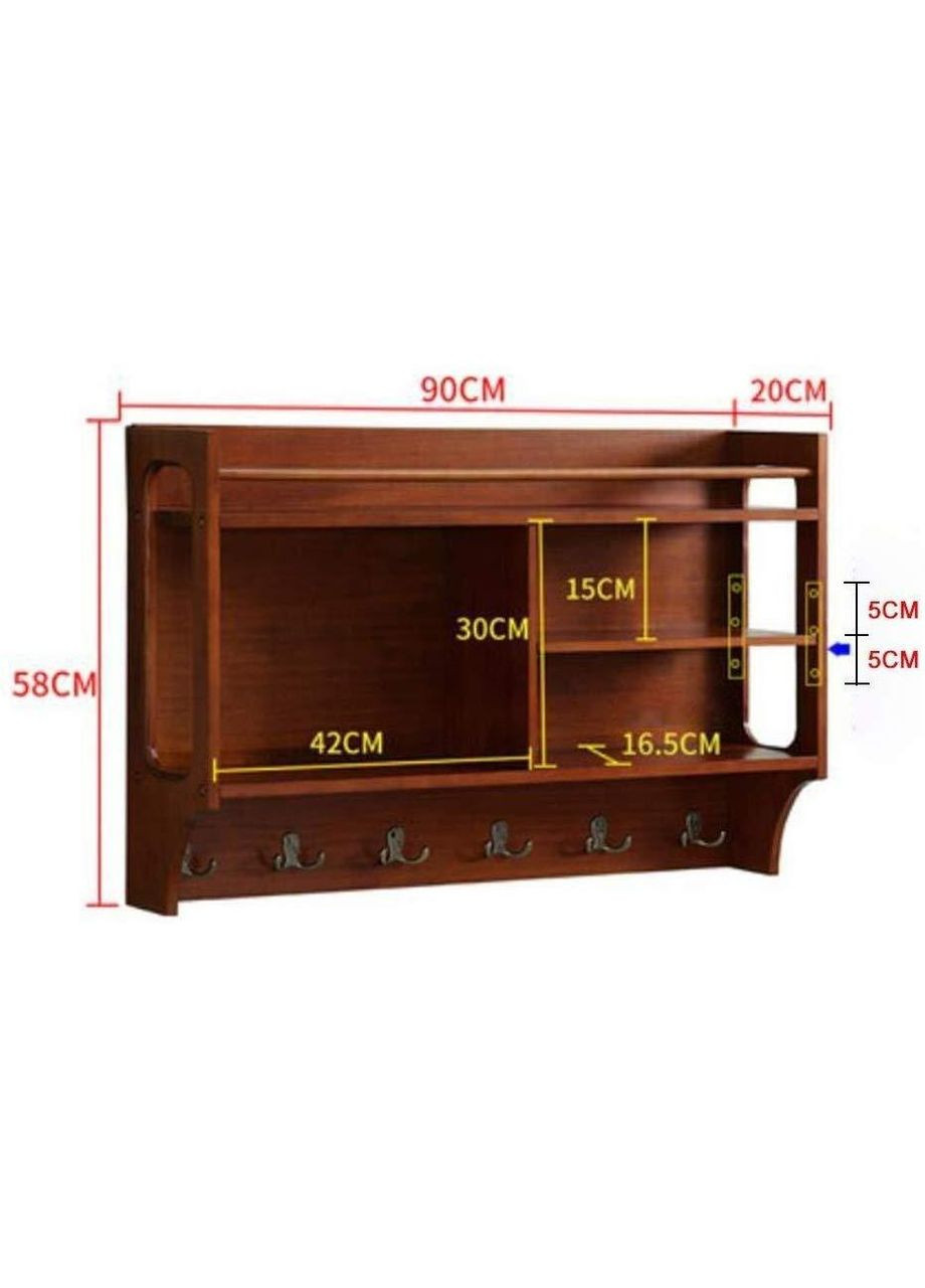 Вешалка для одежды из дерева Садбери капучино (ВДО-002909) No Brand (327844869)