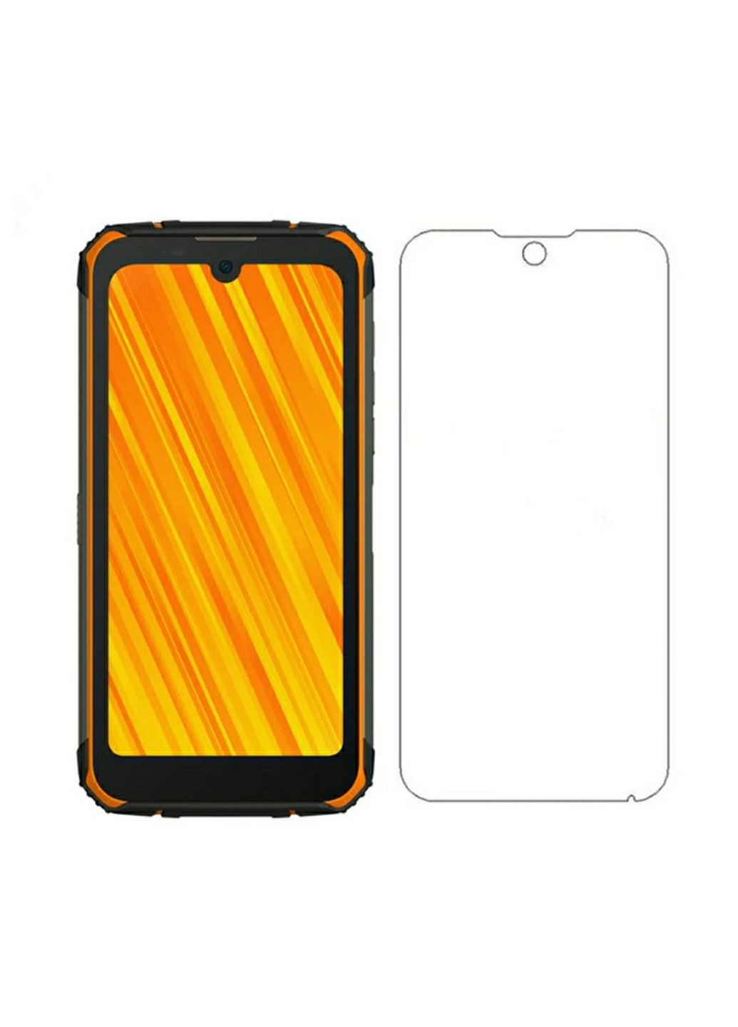 Захисне скло для S59 (Вигляд 2) \ Прозоре Doogee (335257310)