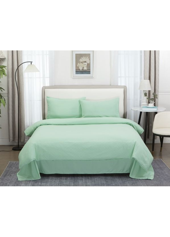 Комплект постільної білизни Полуторний 150х200 см Green Sage Soho (370607057)