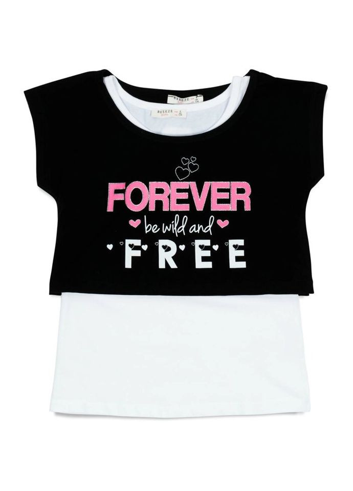 Чорний демісезонний набір дитячого одягу forever (14586-152g-black) Breeze