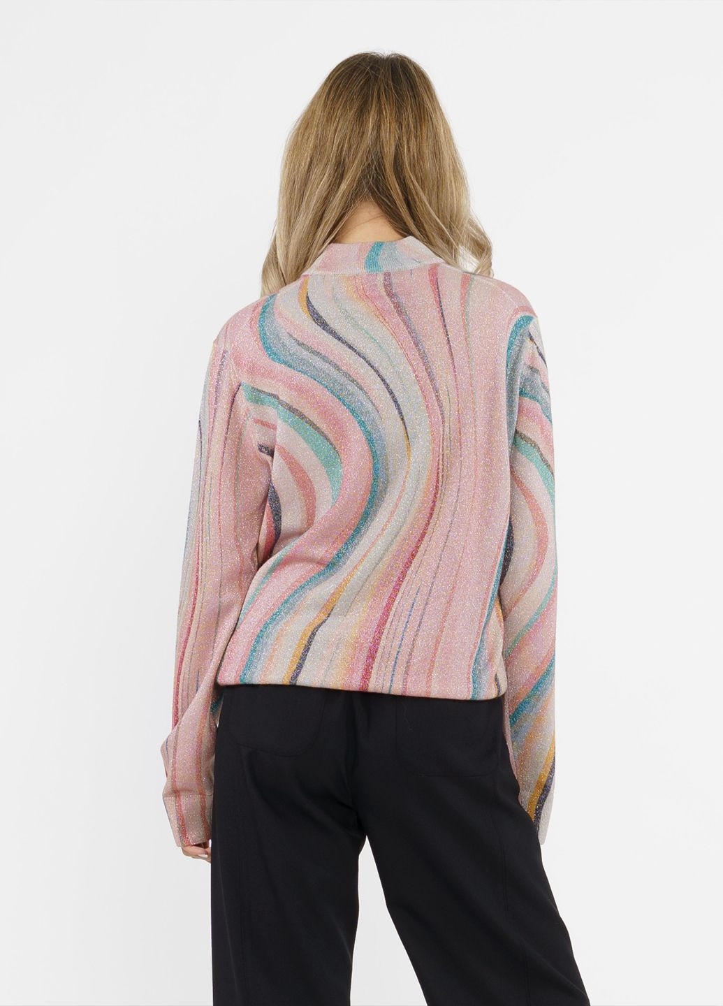 Розовый зимний свитер Paul Smith