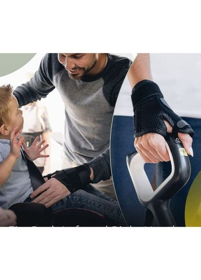 Бандаж-шина ортез фіксації великого пальця руки (шина Де Кервена) Універсальний розмір Чорний (М1420111) Hongtai (301021284)