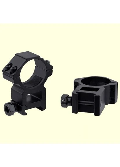 Кольца FTMA029 для крепления оптики на планку Weaver низкие 1", для установки оптического прицела до 40 мм Beeman (394234973)