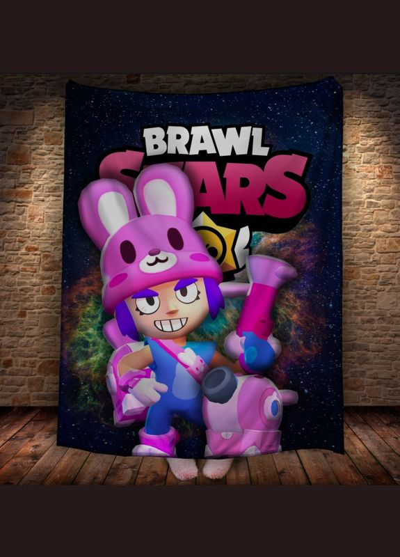 Плед з 3D принтом на тему Brawl Stars Герої Бравл Старс Перша Креативна мануфактура PERFECTUS Плед (301869725)
