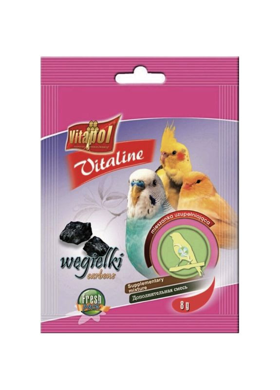 Vitaline Carbone Добавки вугілля для птахів 8 г Vitapol (276973611)