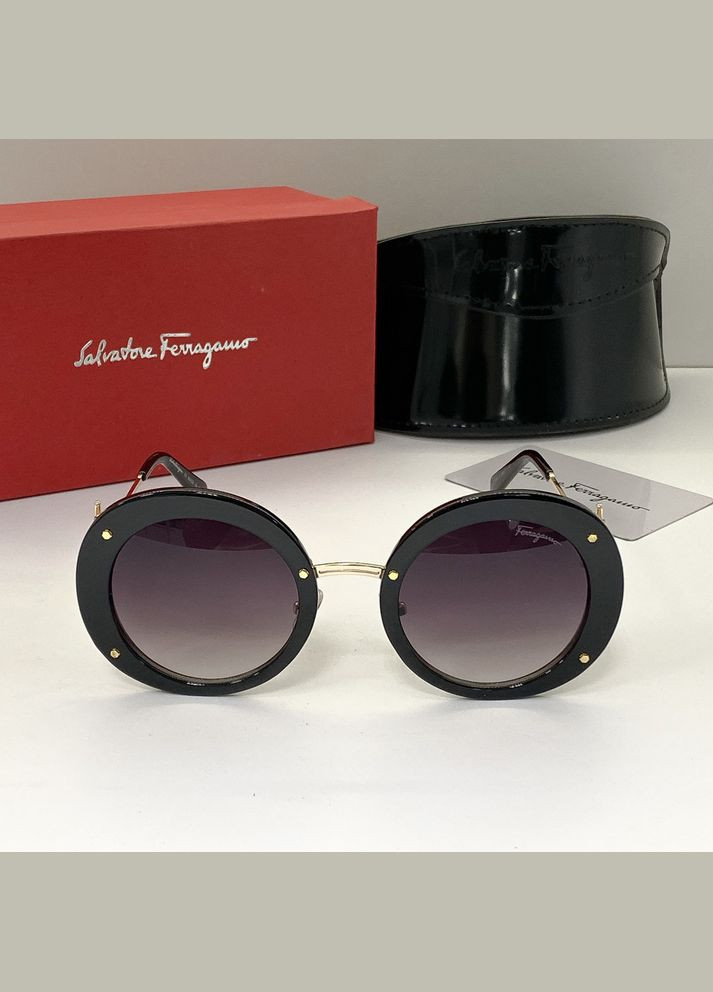 Женские круглые солнцезащитные очки (7067) No Brand (322156803)