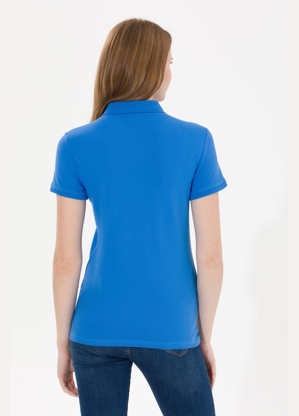 Синяя футболка u.s.polo assn женская U.S. Polo Assn.
