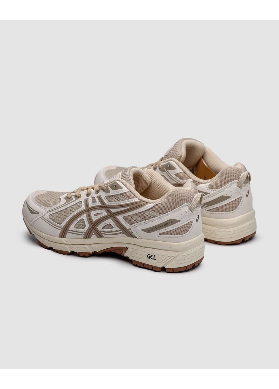 Бежевые демисезонные кроссовки мужские asics double beige No Brand Gel Venture 6