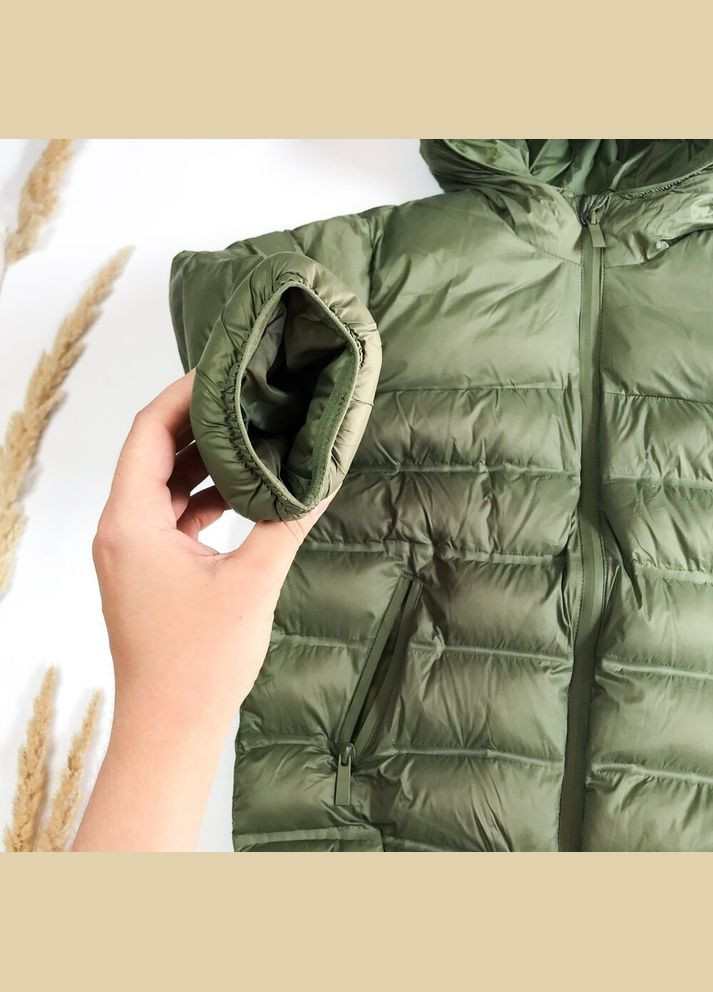 Оливкова (хакі) демісезонна куртка 116 см хакі артикул л501 Zara