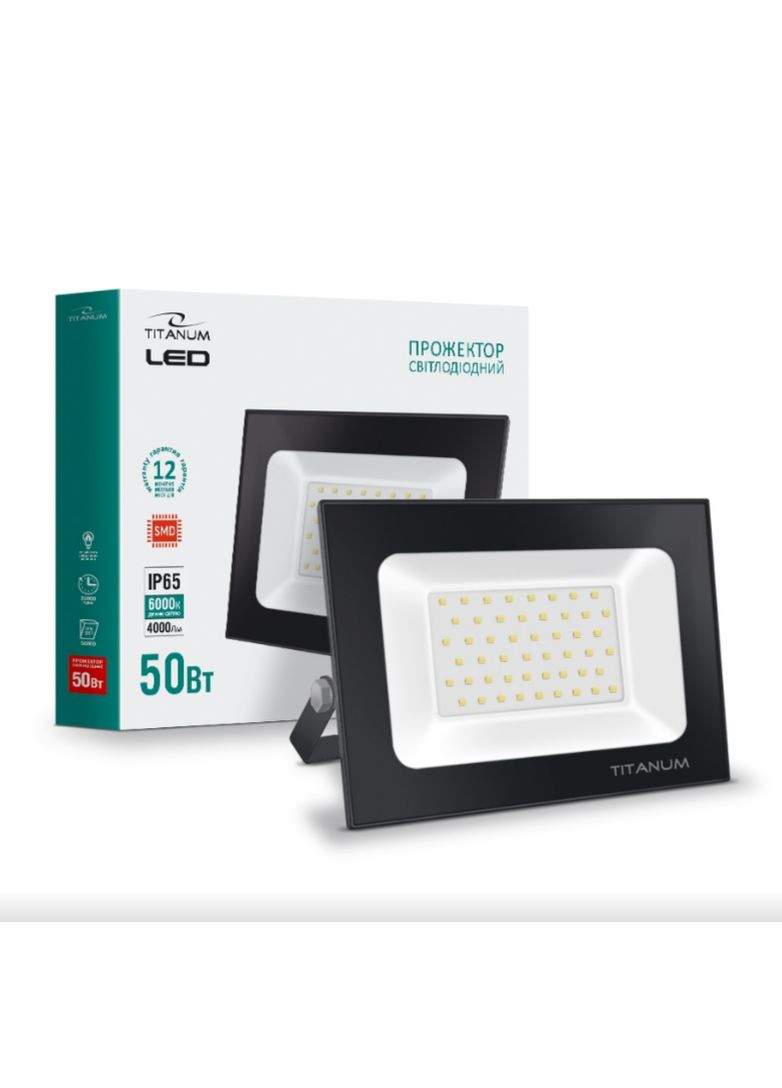 LED-прожектор 50W 6000К 220V TLF506 Titanum (341521656)