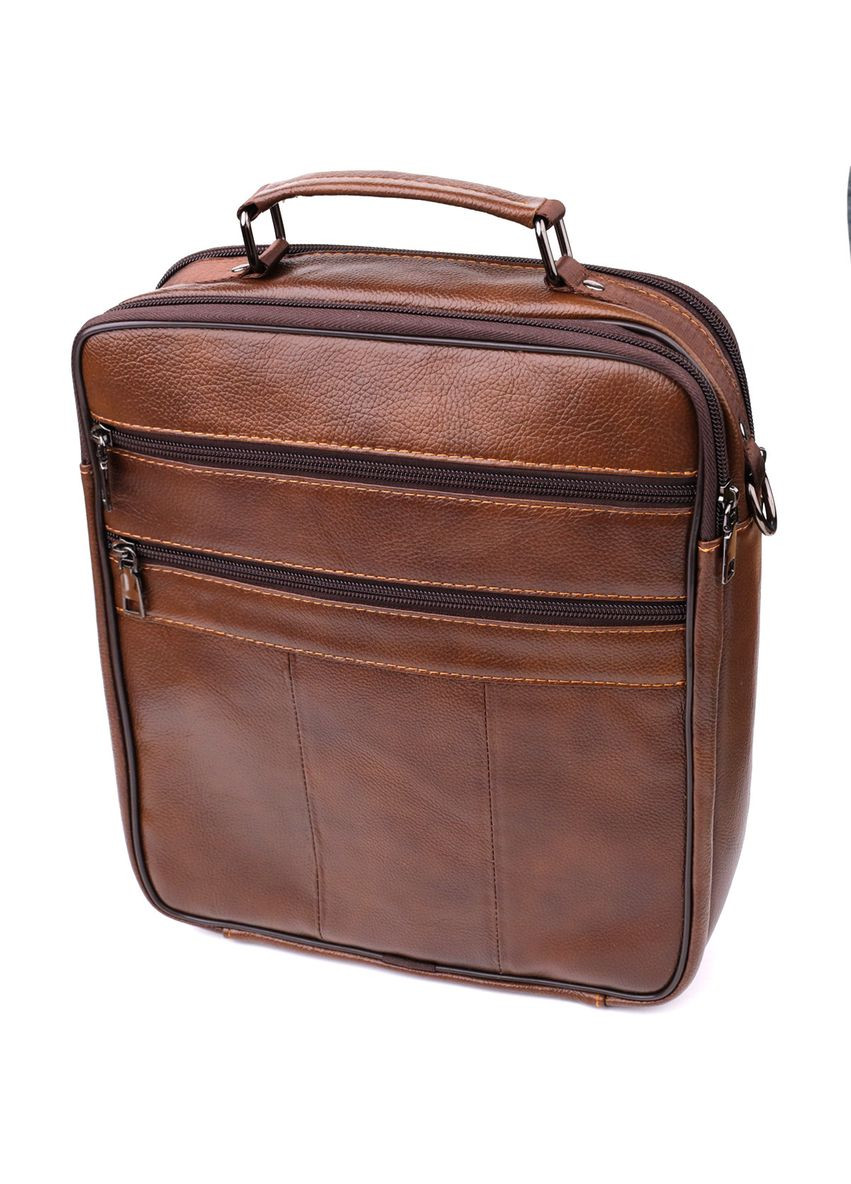 Сумка для чоловіків з ручкою для перенесення в руці з натуральної шкіри 23028 Vintage (348430320)