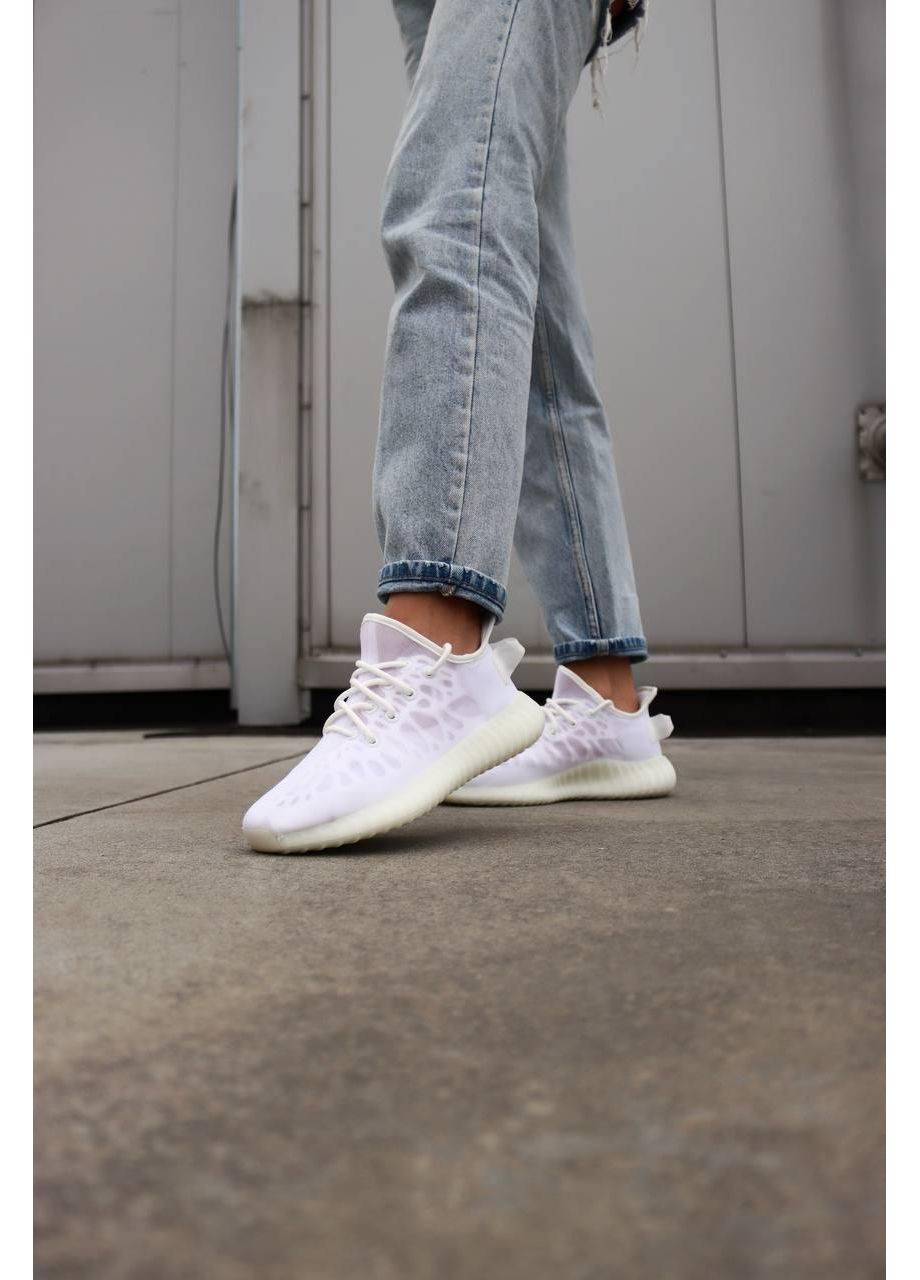 КРОСІВКИ ЖІНОЧІ ADIDAS YEEZY BOOST 350 V2 MONO WHITE АДІДАС ІЗІ БУСТ No Brand білі демісезони (368867964)
