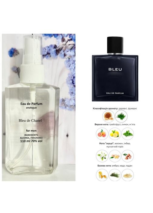 Духи мужские Шанель Bleu, Духи мужские Шанель Блу де Шанель 110 мл No Brand (303139687)