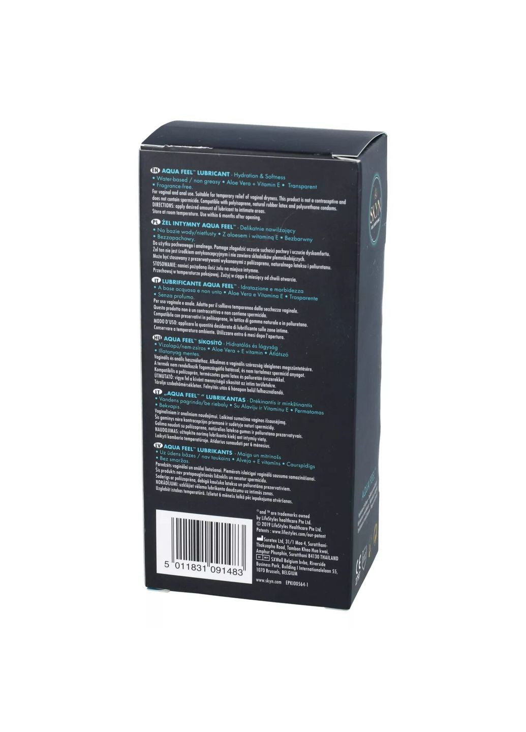 Лубрикант на водній основі Aqua Feel 80 мл SKYN (369947786)