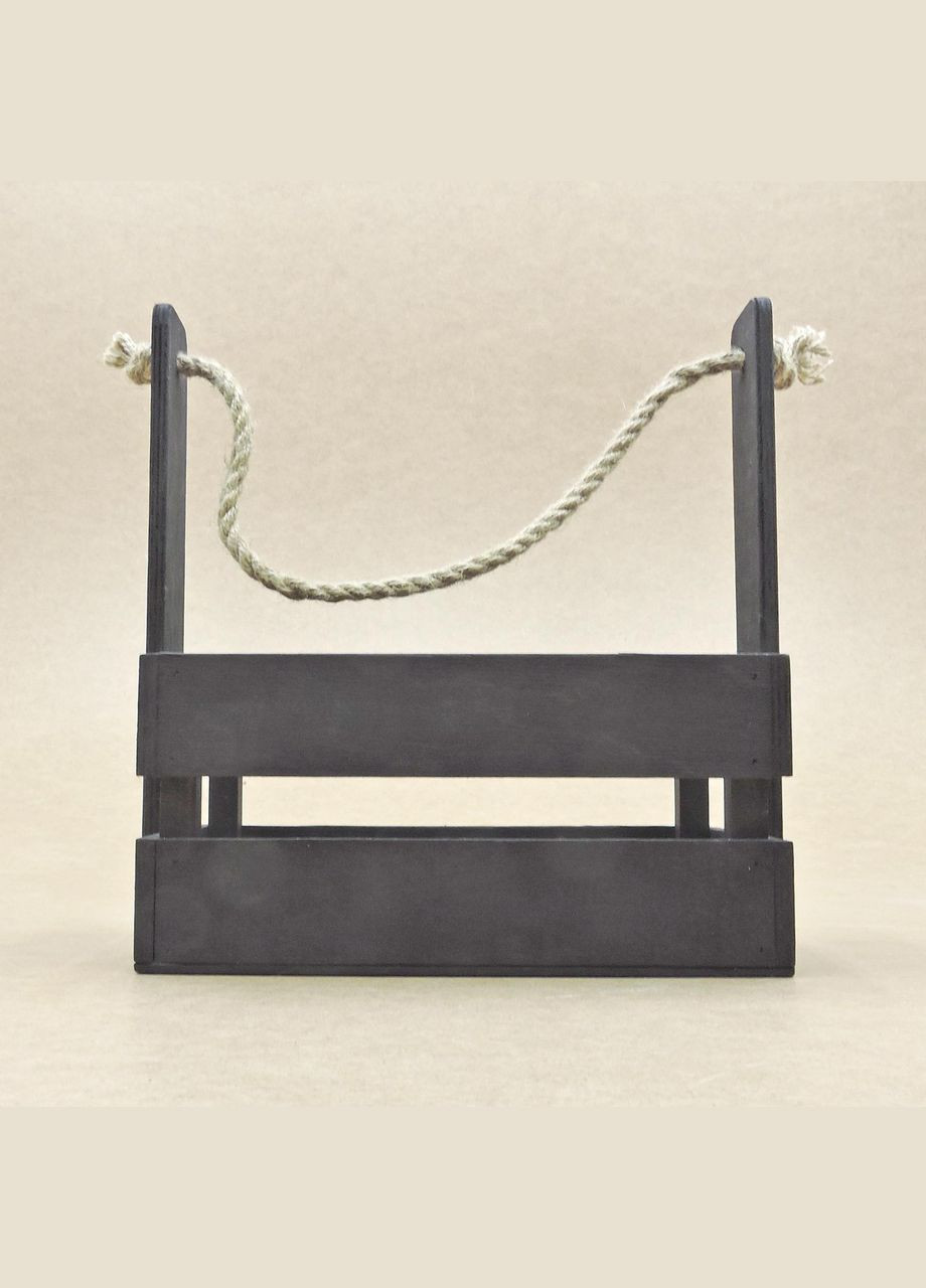 Подарунковий кошик з дерева Рампейн 30 венге (ПДК-301812) No Brand (328910141)