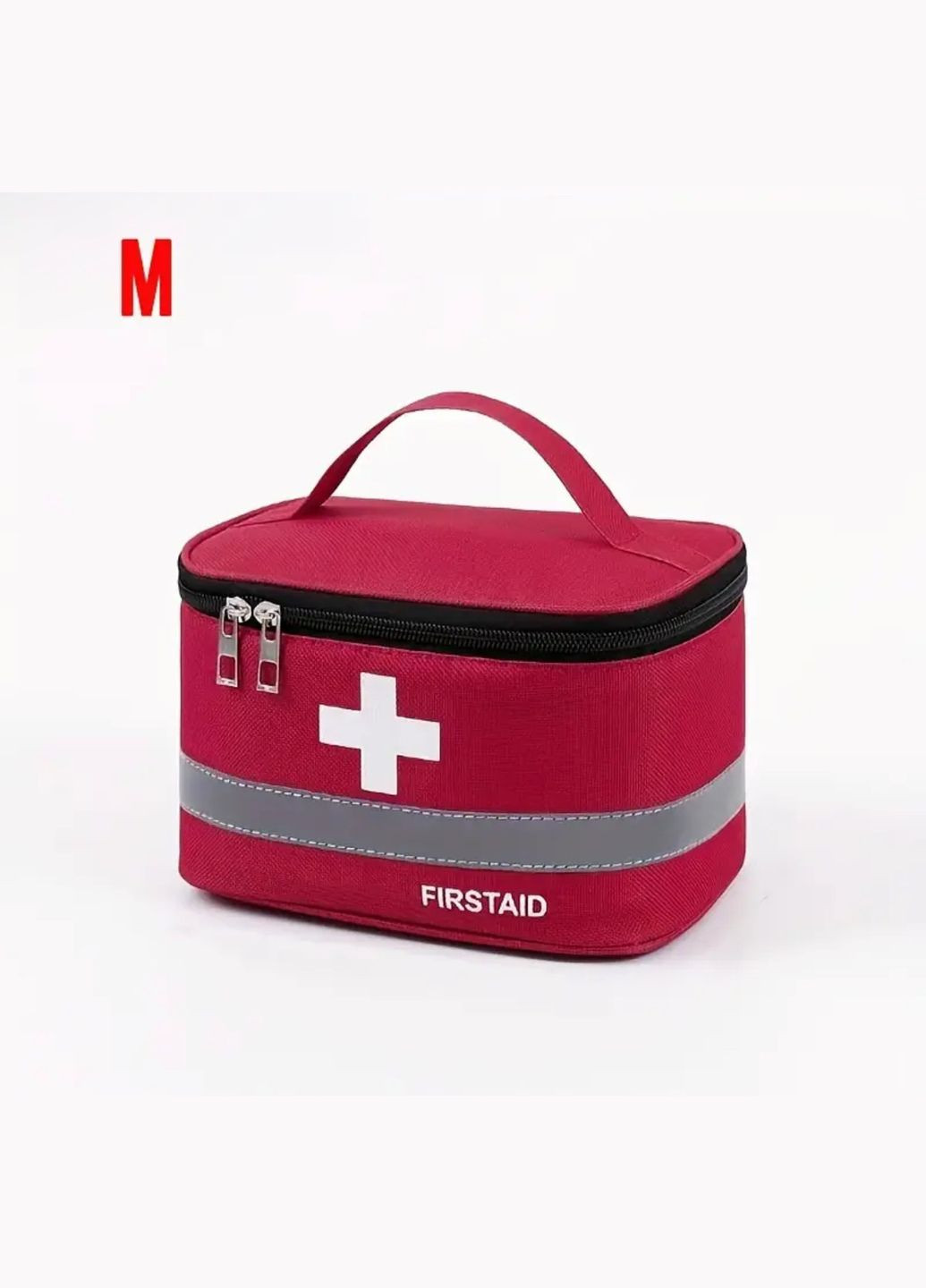 Удобная аптечка среднего размера в форме чемодана красная No Brand (326487943)