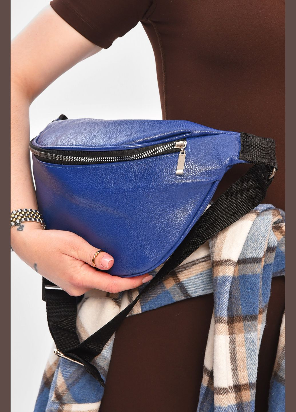 Бананка жіноча синього кольору Let's Shop (335007274)