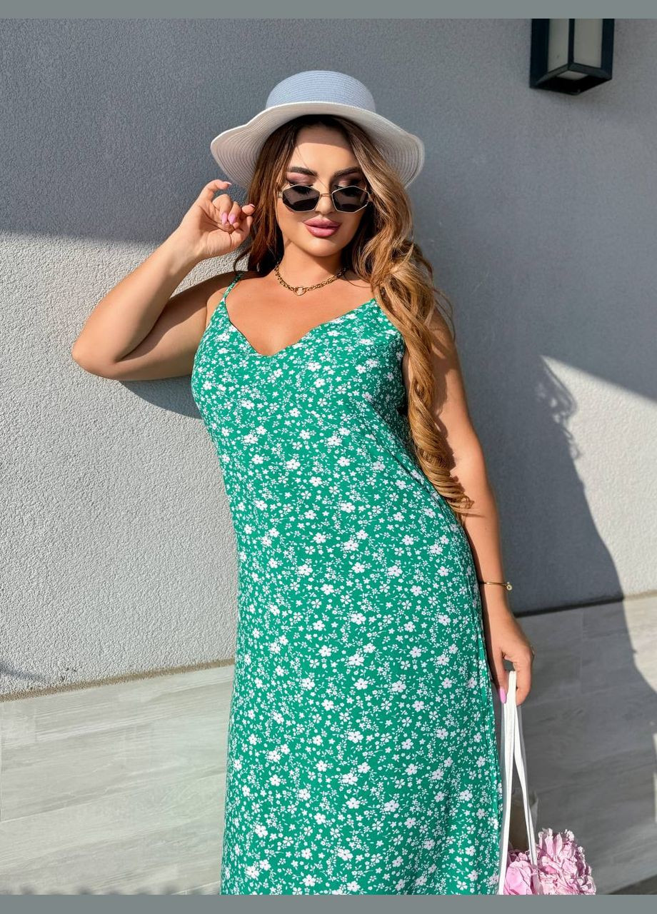 Зелена повсякденний сукня Україна з квітковим принтом