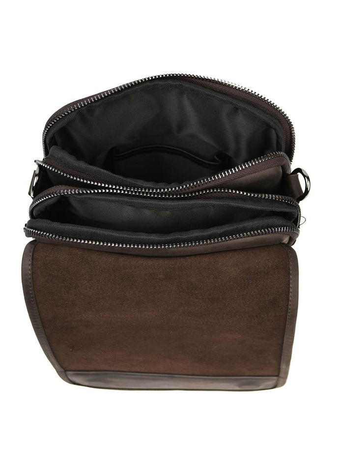 Мужская сумка через плечо на три отделения мессенджер Limary Lim-015RC крейзи хорс TARWA (335707787)