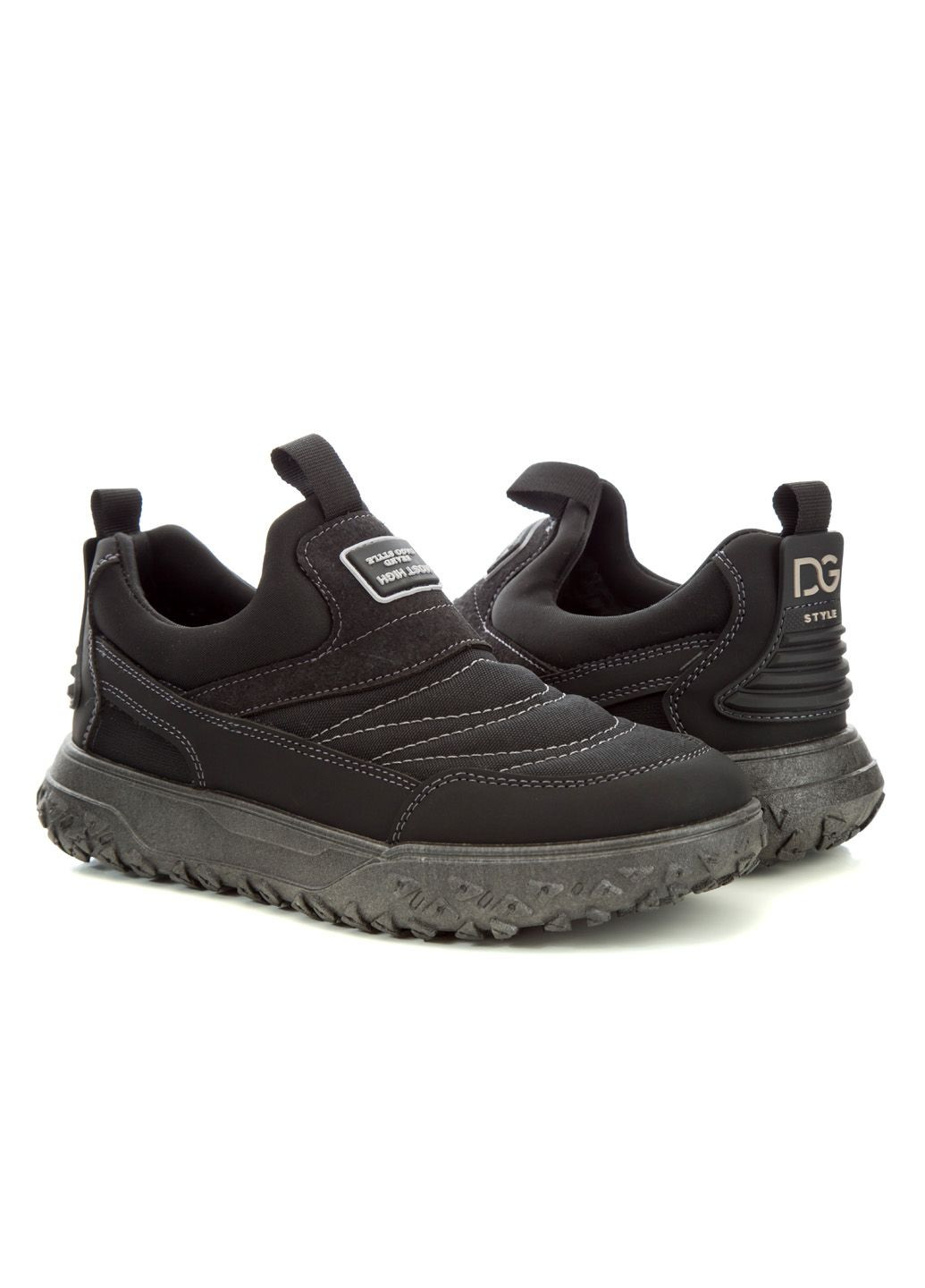 Черные зимние полуботинки мужские Dago