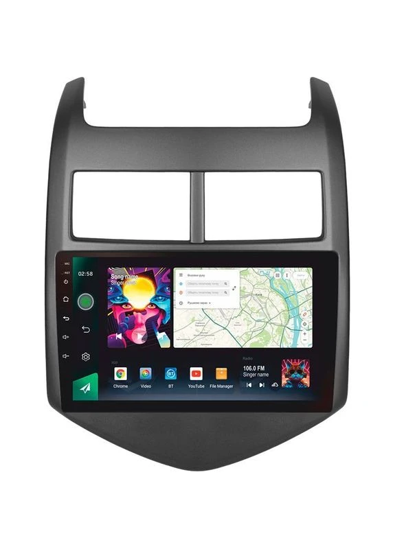 Штатна магнітола PRO 9464 4+64 Gb Chevrolet Aveo 2 2011-2015 9" Sigma (378903007)