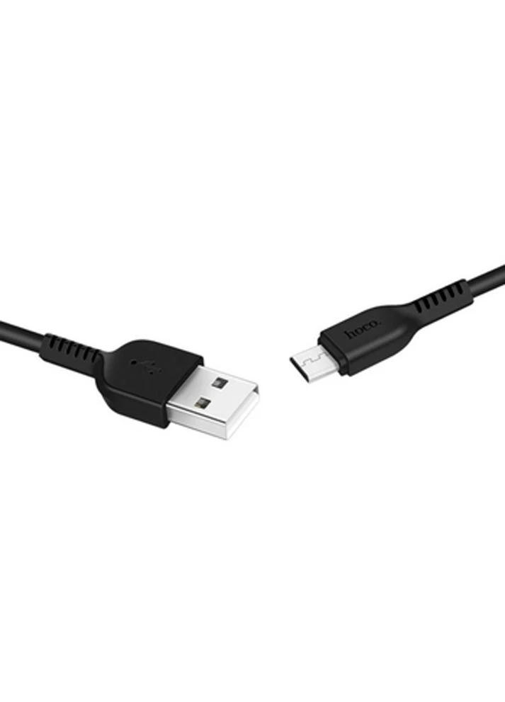 Кабель X20 USB - Micro-USB 2A 2 м Black (6957531068884) Hoco (333932454)