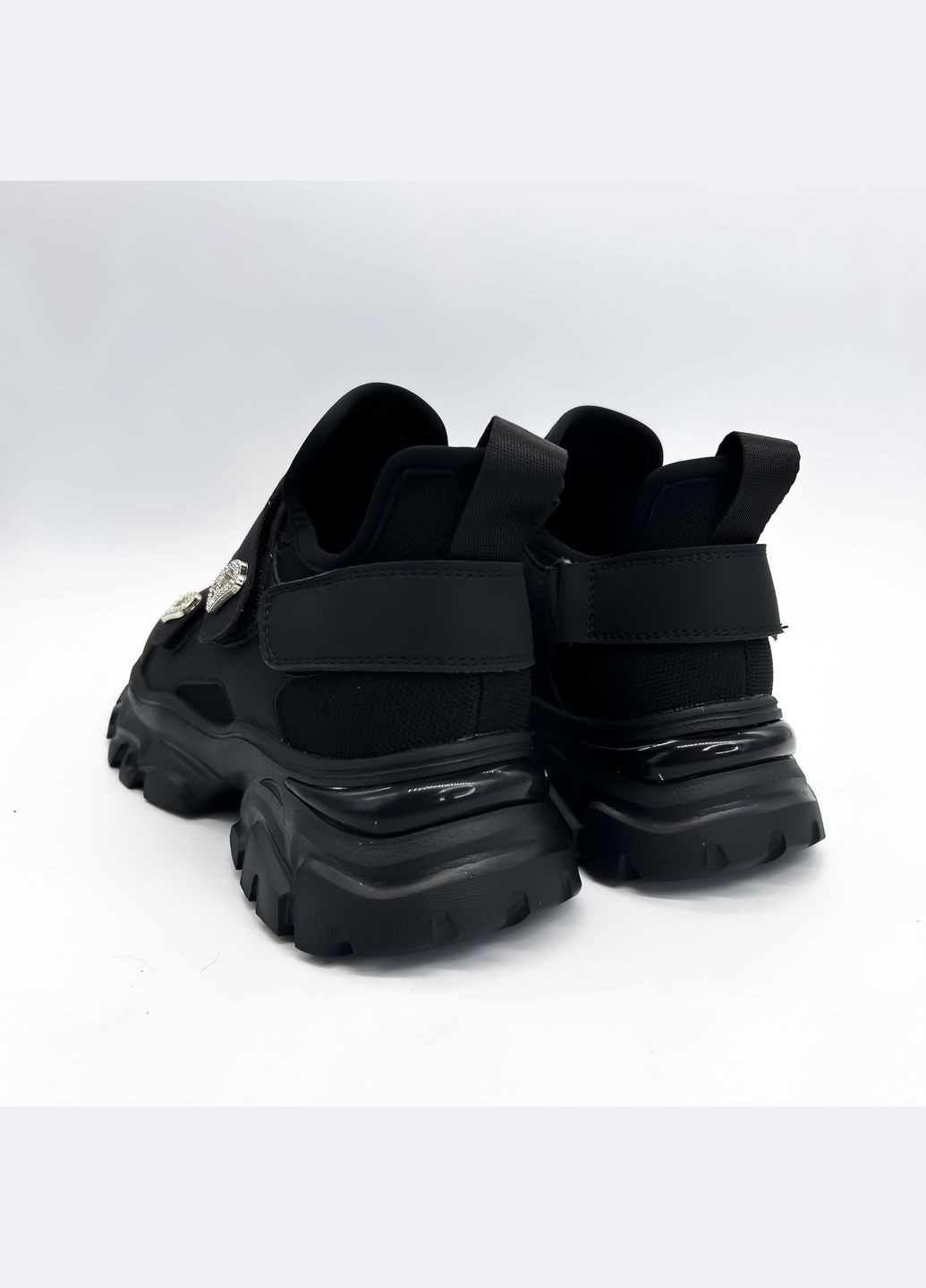 Черные всесезонные кроссовки (р) текстиль/кожа 0-1-1-obf-m-137-13 Lifexpert