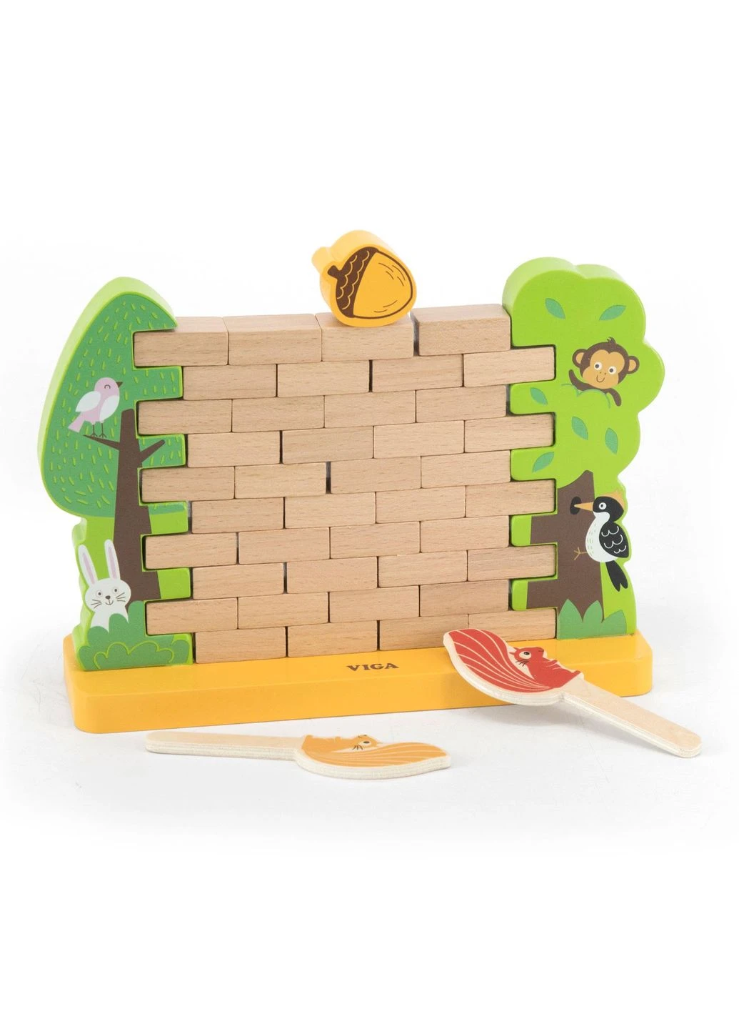 Настільна гра Стіна з цеглинок (44566) Viga Toys (339782951)
