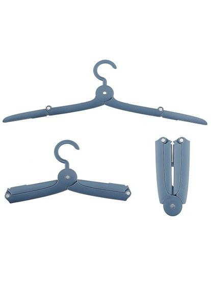 Складна вішалка плечики для одягу Coat Hanger. Сіро-синій No Brand (356005088)