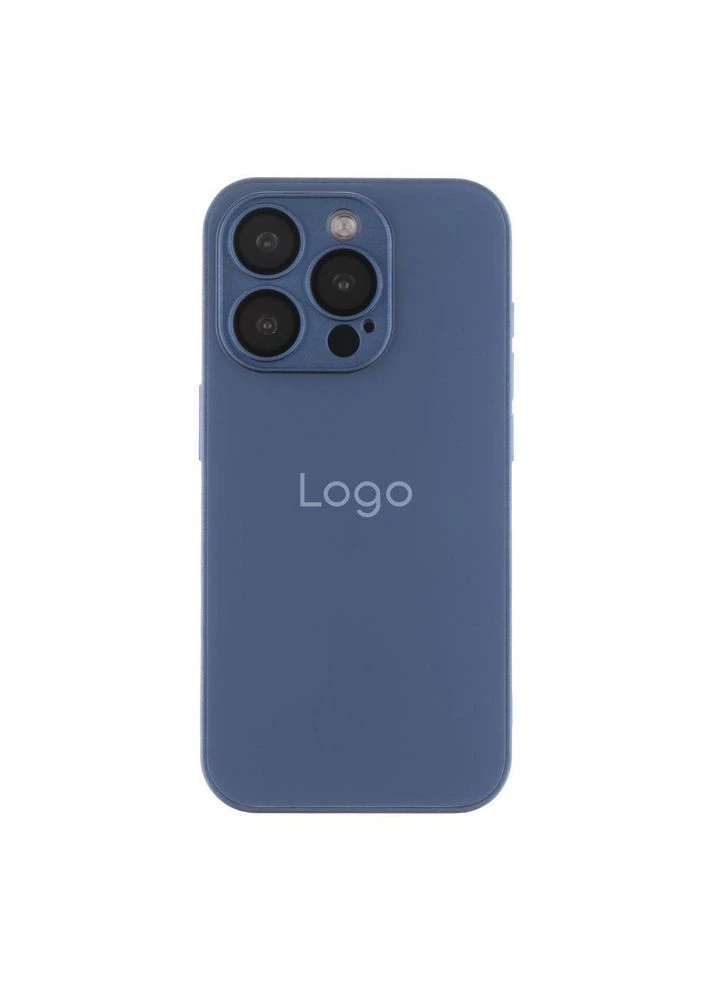 Чехол AG-Glass Matte Camera Lens with Magsafe для iPhone 15 Pro Navy Blue No Brand (391201828)